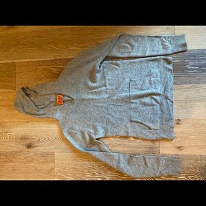 Juicy Couture gray cashmere sweater with hood